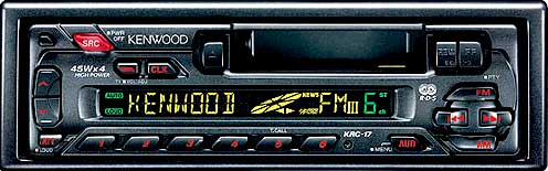 Автомобильный кассетный ресивер Kenwood KRC-17YA