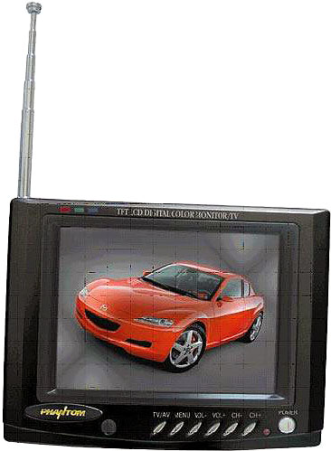 Цветной телевизор с активным TFT LCD экраном Phantom LCD-505BN
